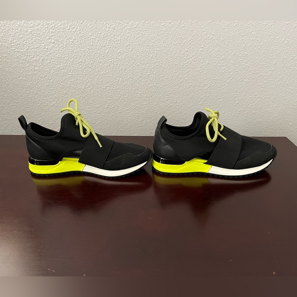 Aldo Women’s Black/Green Dwiedia Sneaker Size 6 - Picture 6 of 11